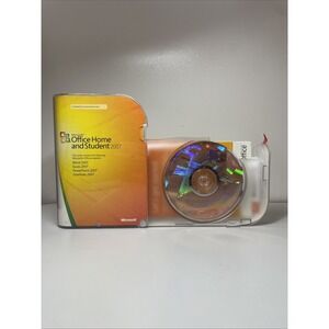 Microsoft MS Office Home and Student 2007 Word Excel PowerPoint OneNote W/ Key